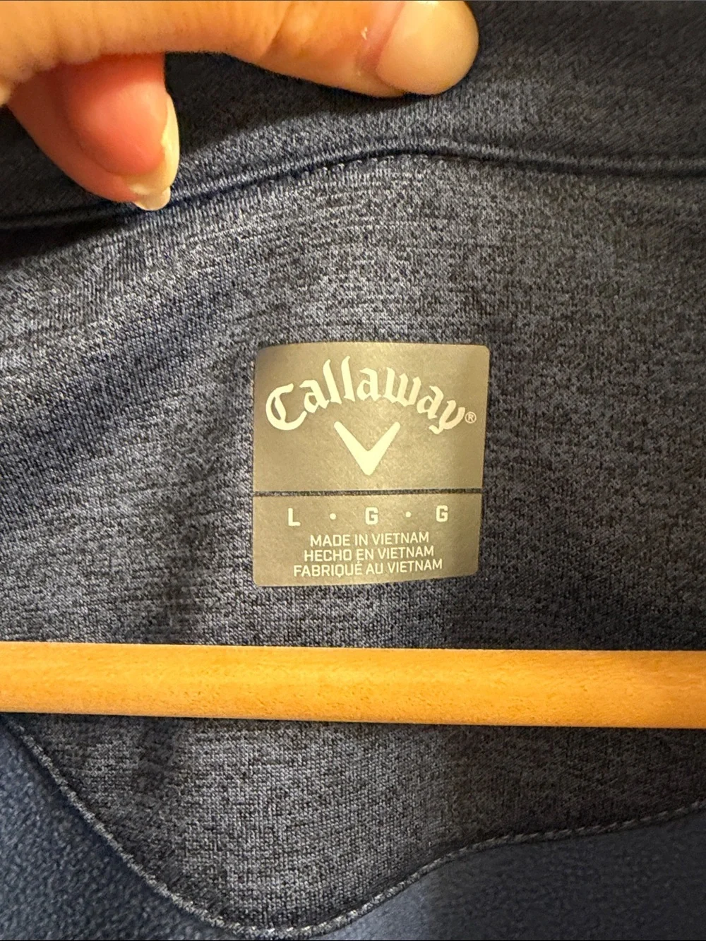 Callaway Men’s Dark Heather Gray Quarter-Zip Pullover